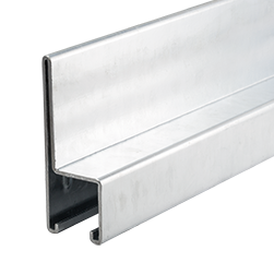 MPR-Support channels with coaming edge, hot-dip galvanised