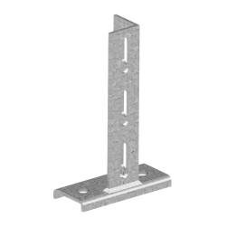 Base plates type MPM with welded hole angle 