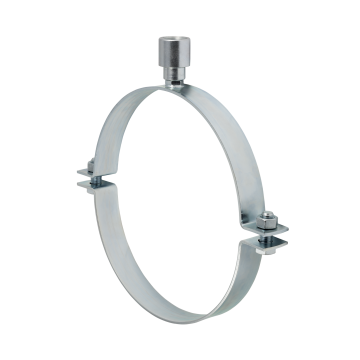 Schraubrohrschellen, schwere Ausführung M12/M16/1″ IG | 446 - 451 mm