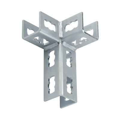 MPR-3D-Verbinder Typ S+ Eckverbinder links | feuerverzinkt