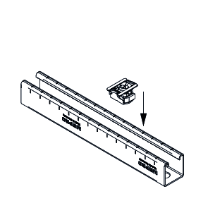 MPR-Schiebemuttern Typ S+ M10